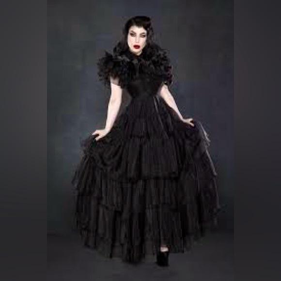 katakomb Dresses & Skirts - Katakomb Wednesday Raven dress New with tagg